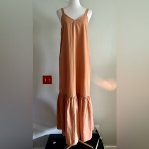 Amberfillerup ruffle maxi Dress S NWT